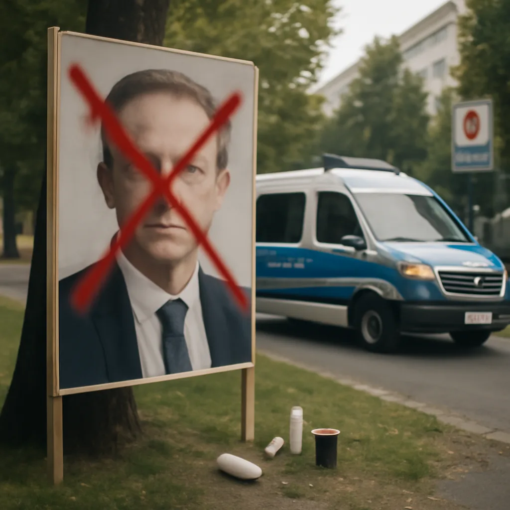 Hitziger Wahlkampf in Berlin: Polizei ermittelt wegen Vandalismus