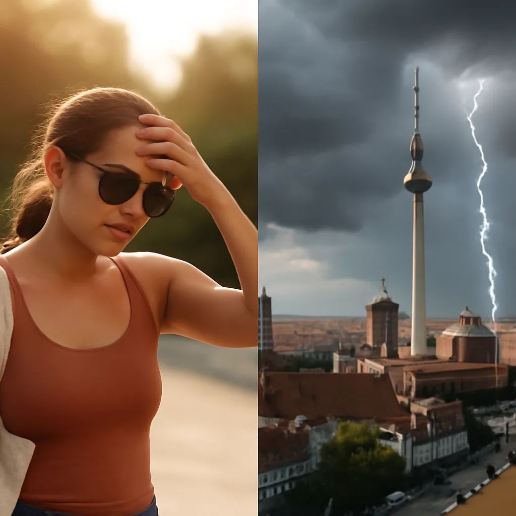 Hitze und Gewitter: Berlin erlebt Wetterumschwung