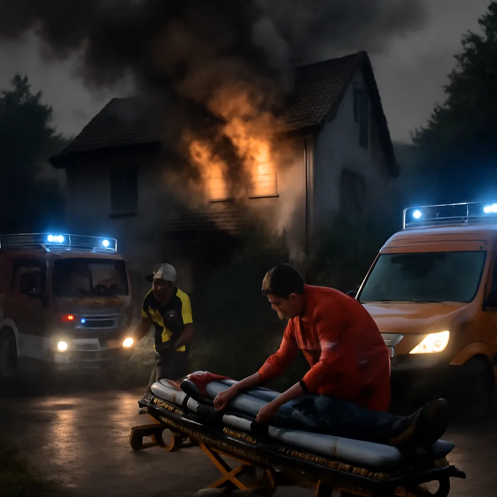 Lebensgefährliche Verletzungen bei Brand in Berlin-Frohnau