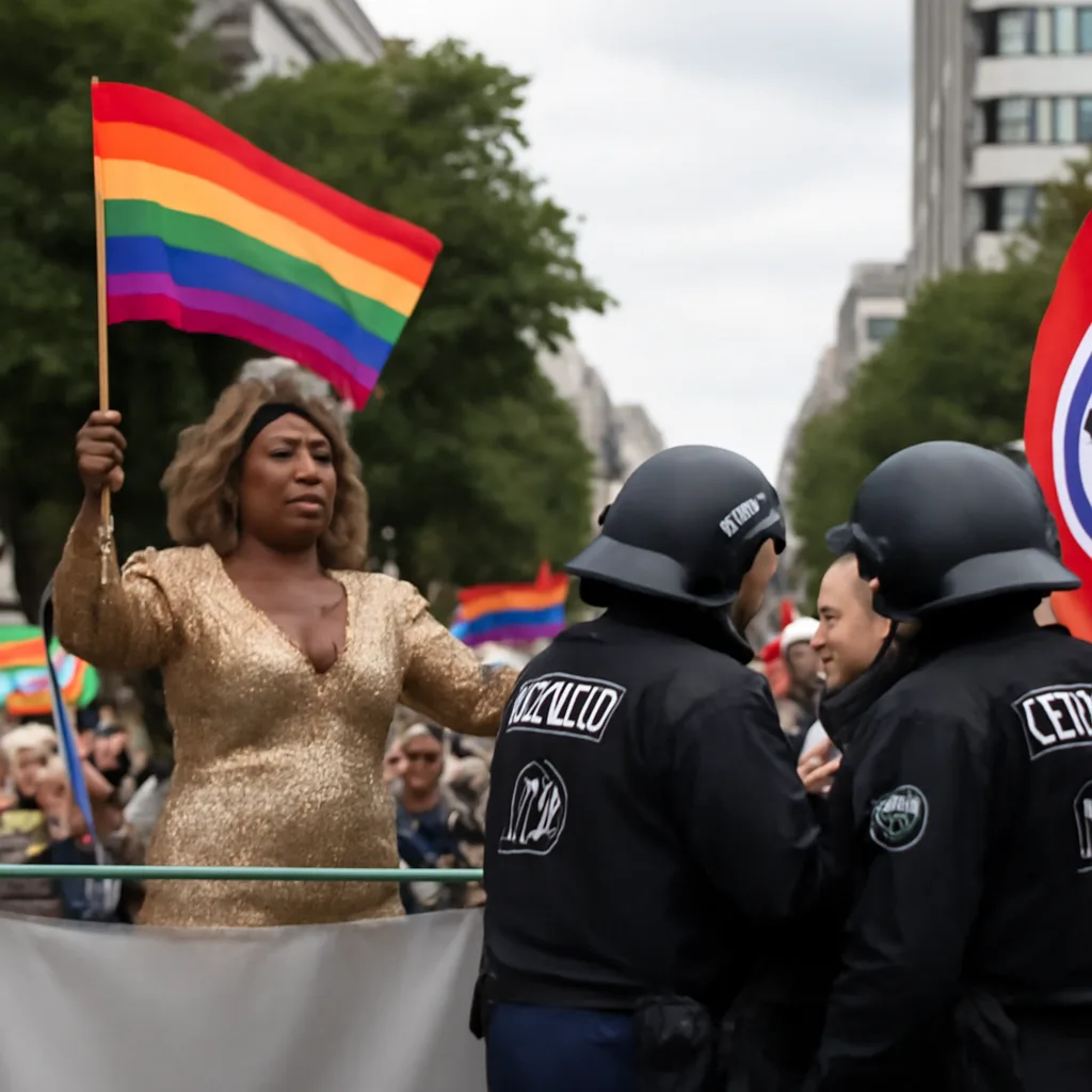 CSD Berlin: Ikkimel begeistert, Polizei schritt gegen rechte Störer ein