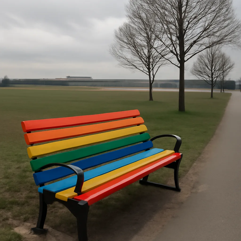 Regenbogenbank in Tempelhof-Unterschlagung: Bezirk spricht von homophobem Hintergedanken