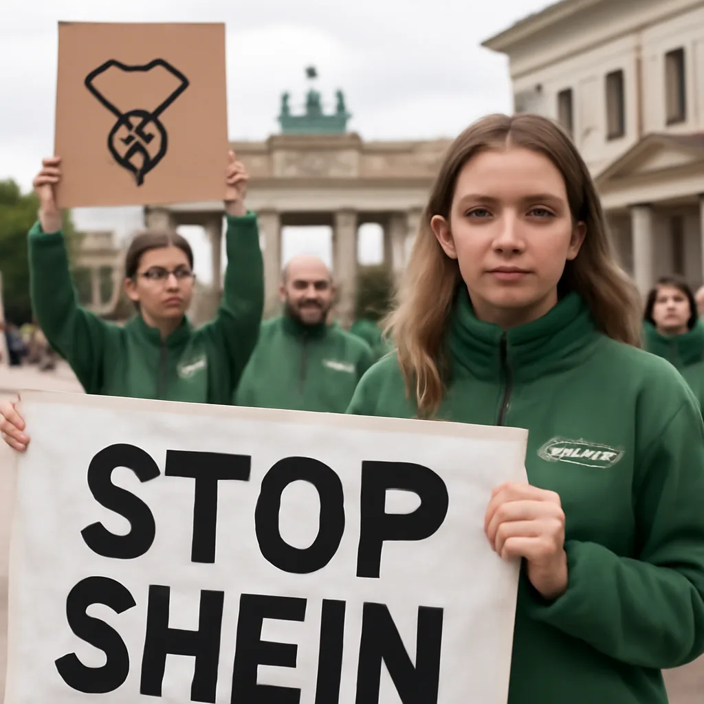 Greenpeace im Einsatz: Protest gegen Shein in Berlin