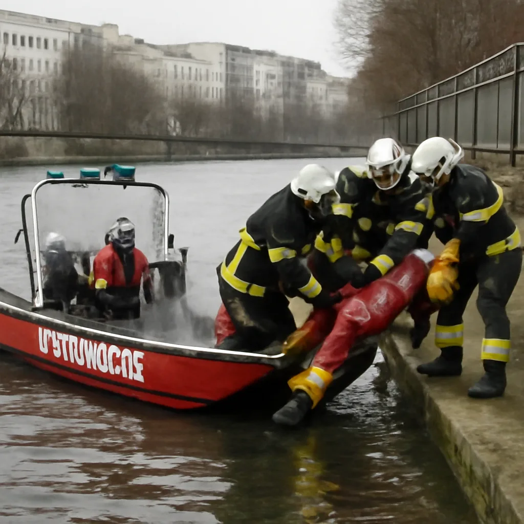 Rettungseinsatz in Berlin-Moabit: Person aus der Spree geborgen