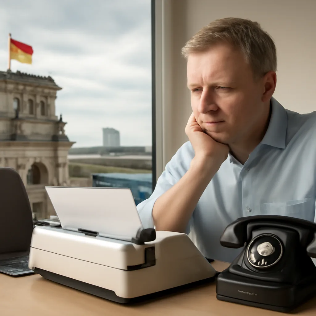 Rückkehr zu analogen Zeiten? Bedenken nach Hackerangriff in Berlin
