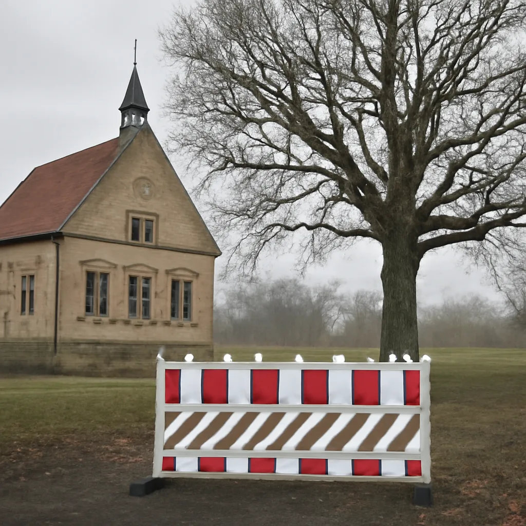 Zukunft des historischen Schulhauses und der Friedenseiche in Gefahr