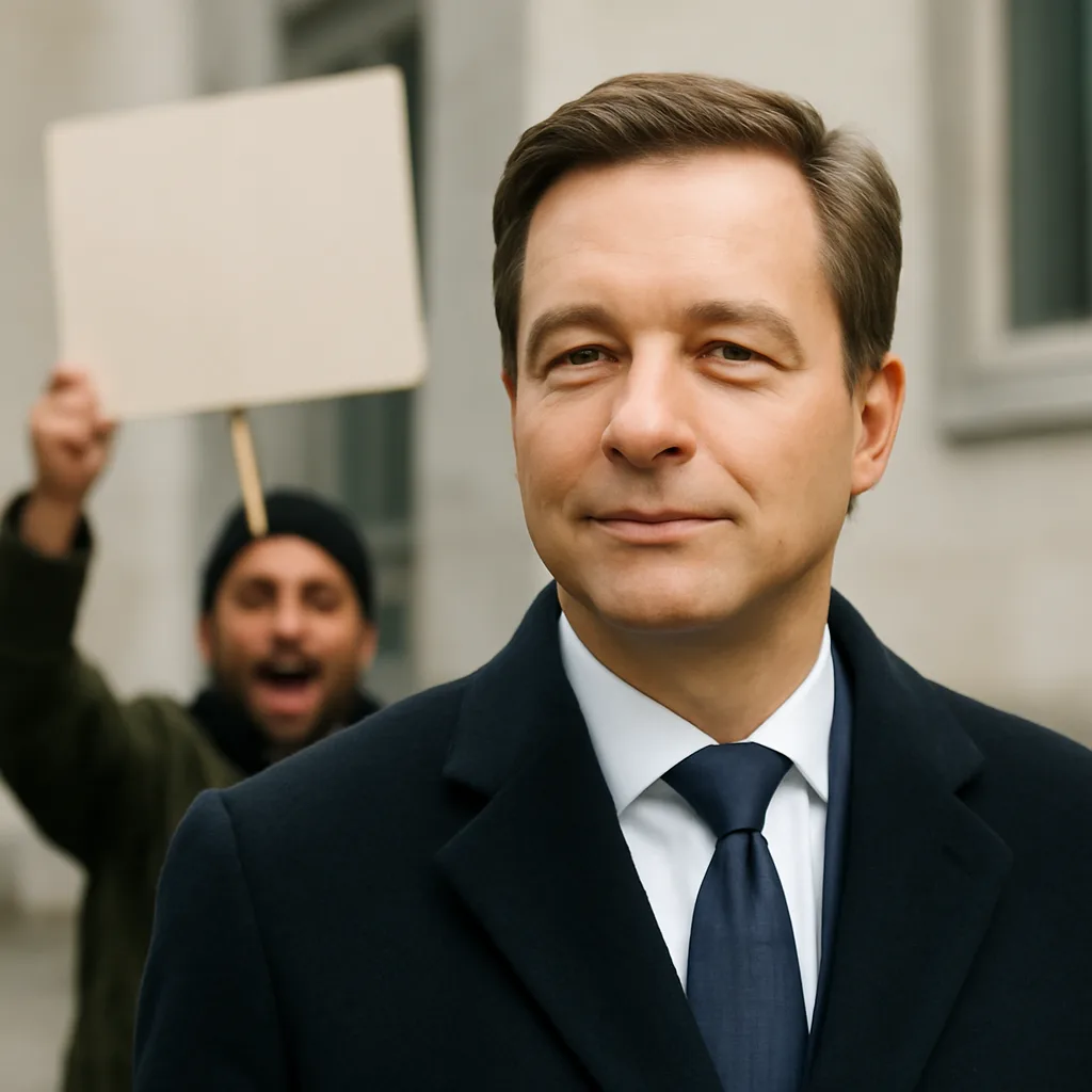 Stefan Evers gelassen trotz Provokationen am Wahltag