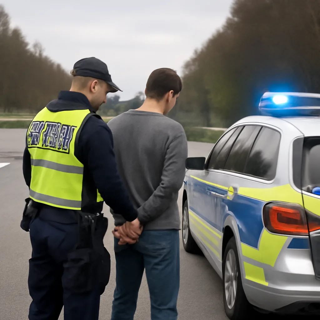 Festnahme nach internationalen Fahndungen auf Autobahn 24