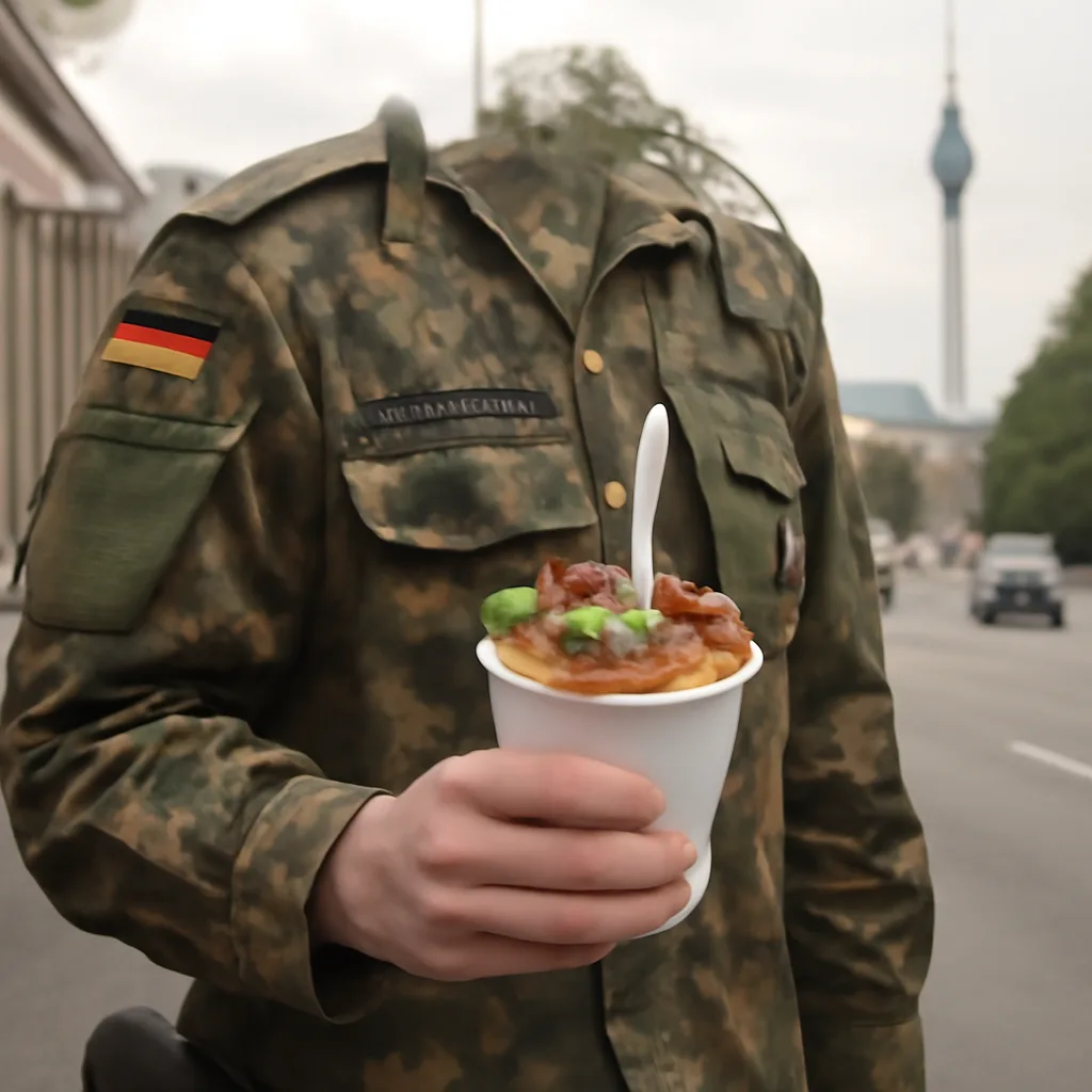 Bundeswehr bewirbt sich in Berlin mit Döner-Bechern