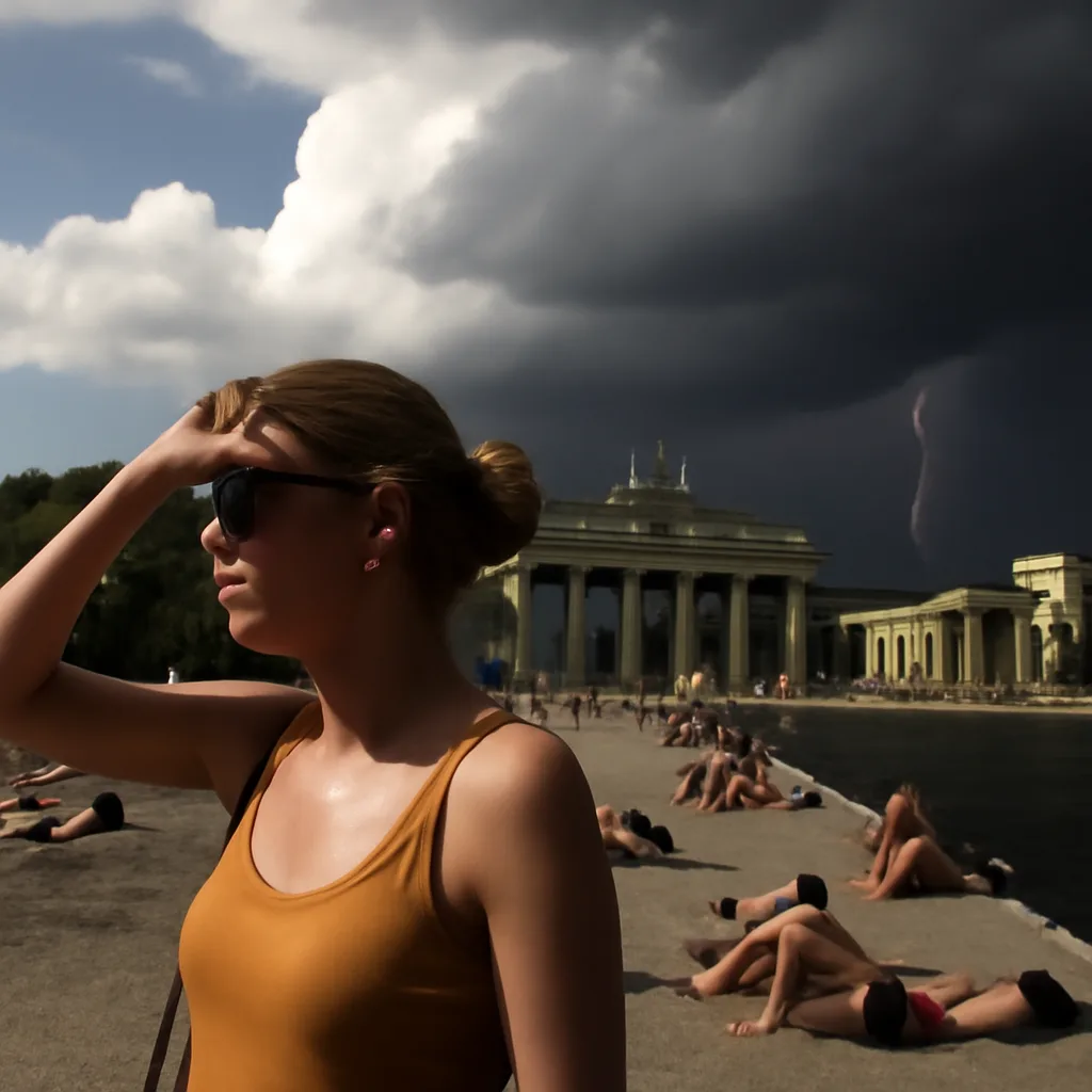 Sommerhitze in Berlin – Gewitter im Anmarsch