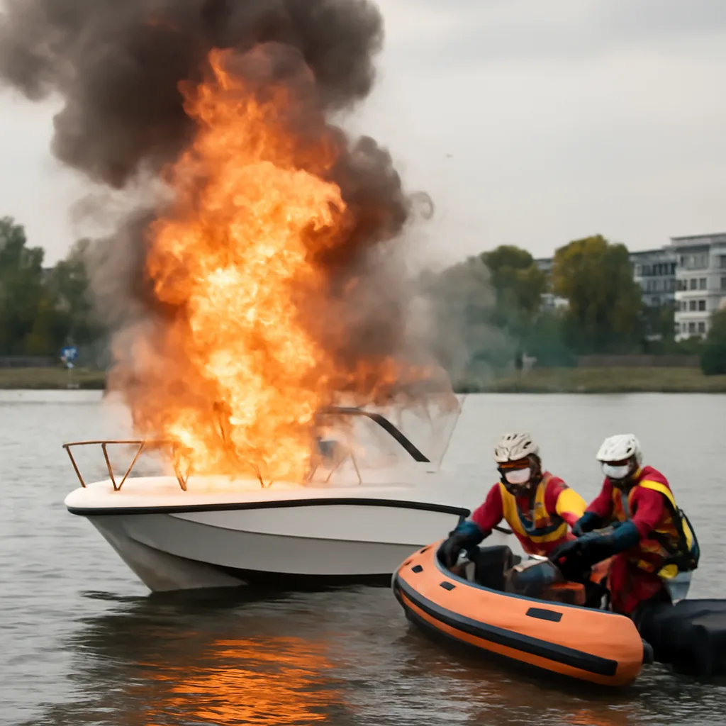 Explosion auf Boot in Rummelsburger Bucht führt zu Verletzung