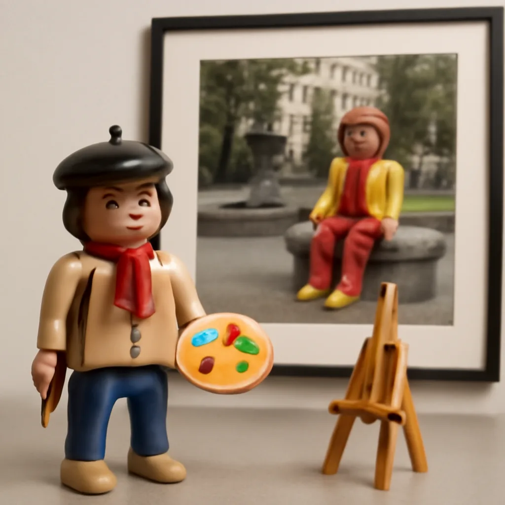 Playmobil-Kunst in Prenzlauer Berg: Kleine Figuren, große Wirkung