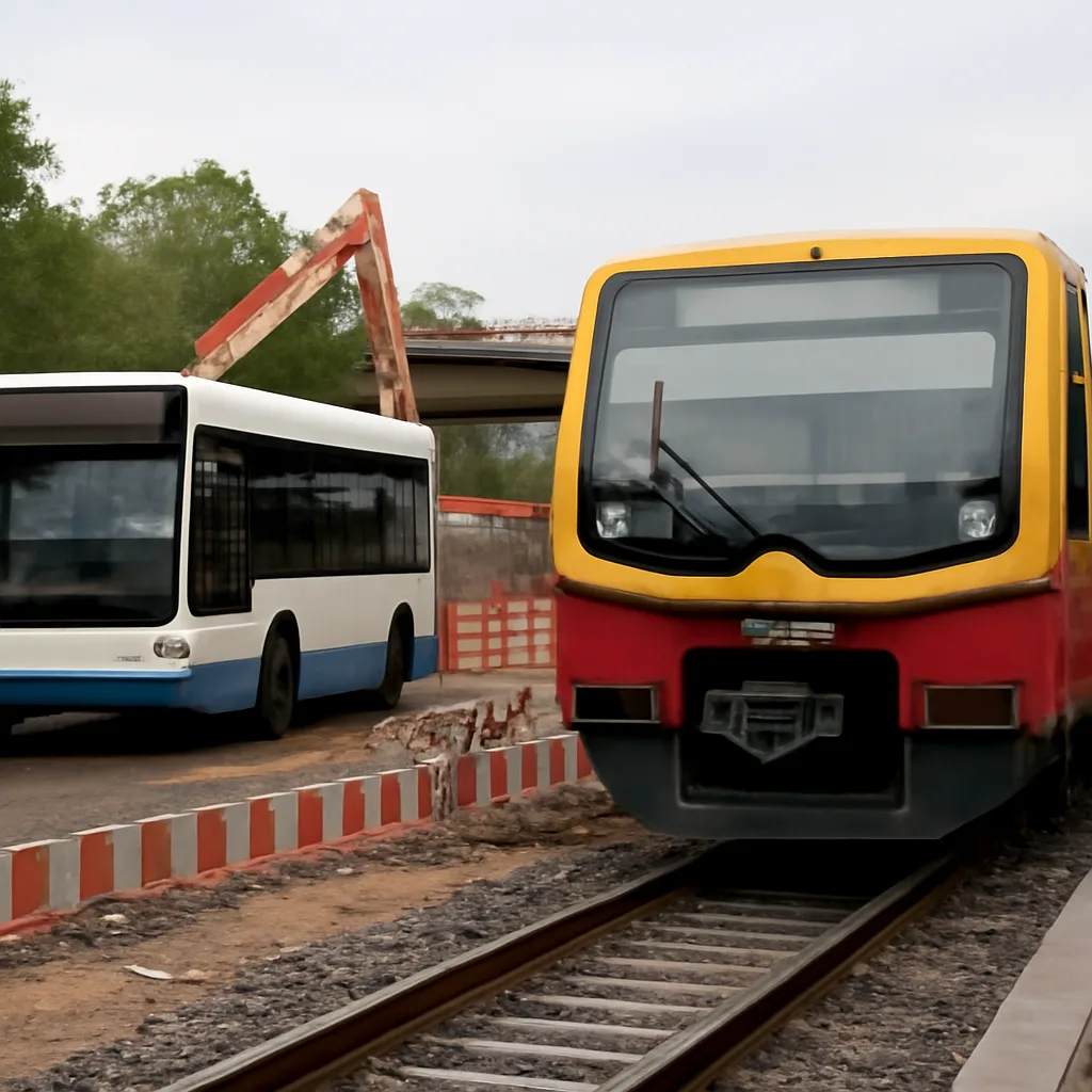 Baustellen auf der S-Bahn Berlin: Ringbahn nur mit Ersatzbusse unterwegs