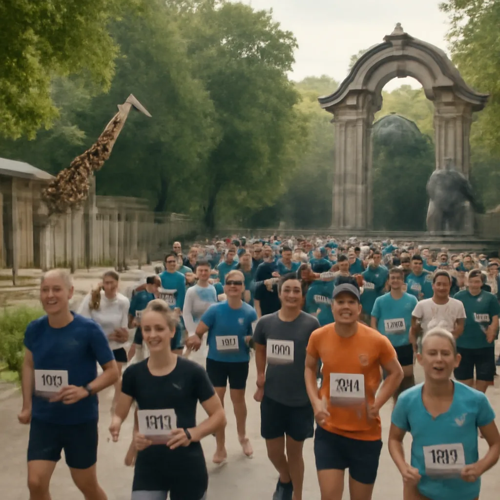 Tausende Läufer beim Tierparklauf 2026 in Berlin unterwegs