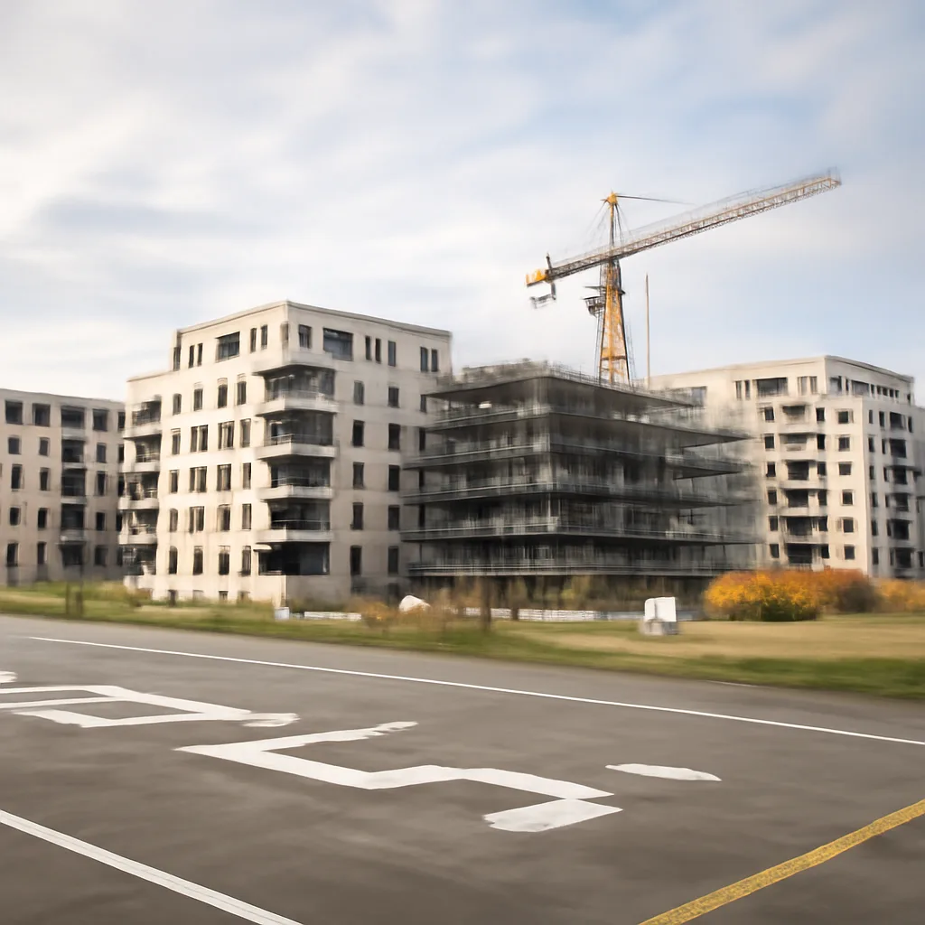 Tegel verwandelt sich: Wohnungsbau auf ehemaligem Flughafenareal
