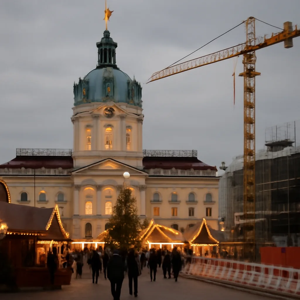 Weihnachtsmarkt am Schloss Charlottenburg findet trotz Bauarbeiten statt