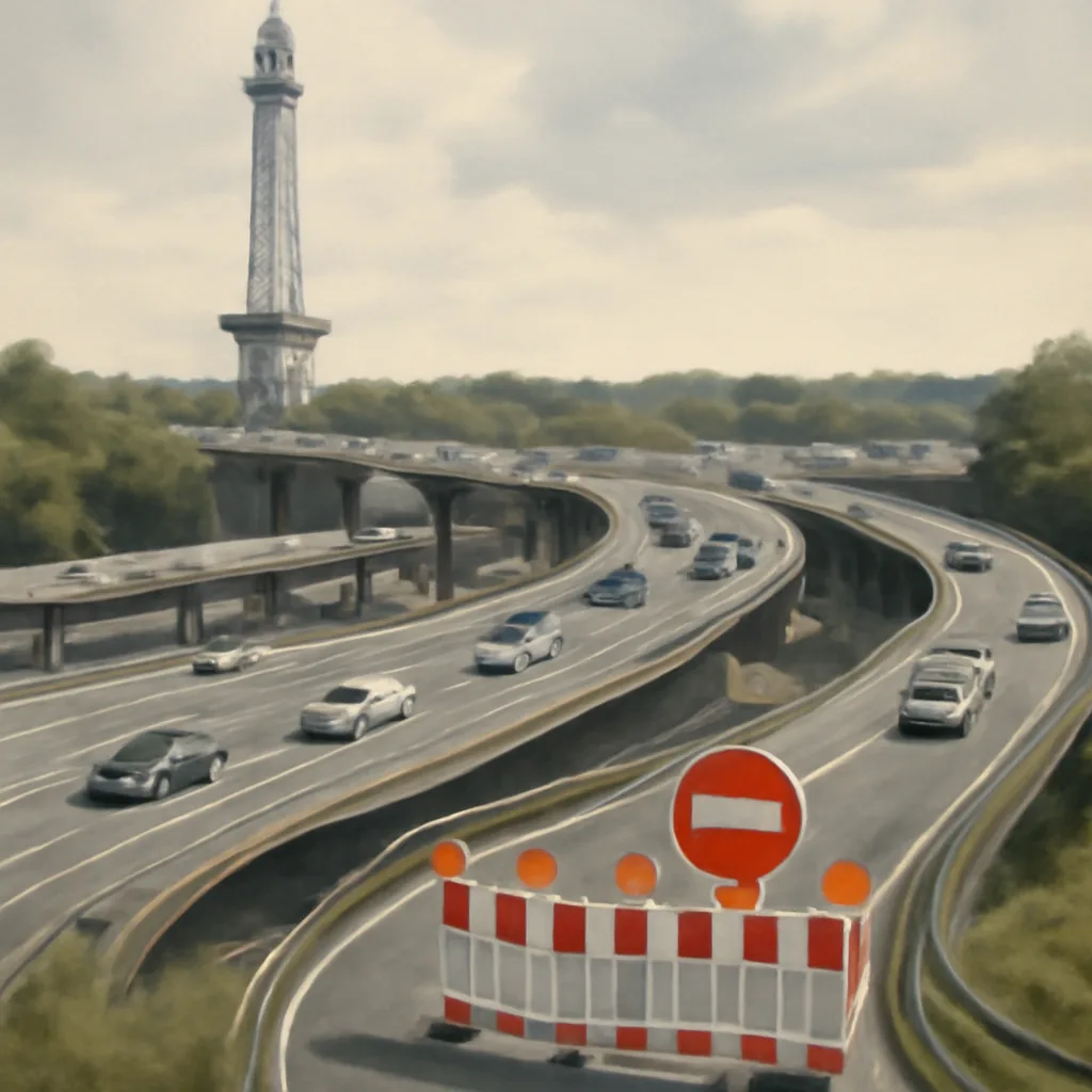 Verkehrsänderungen am Dreieck Funkturm ab Oktober