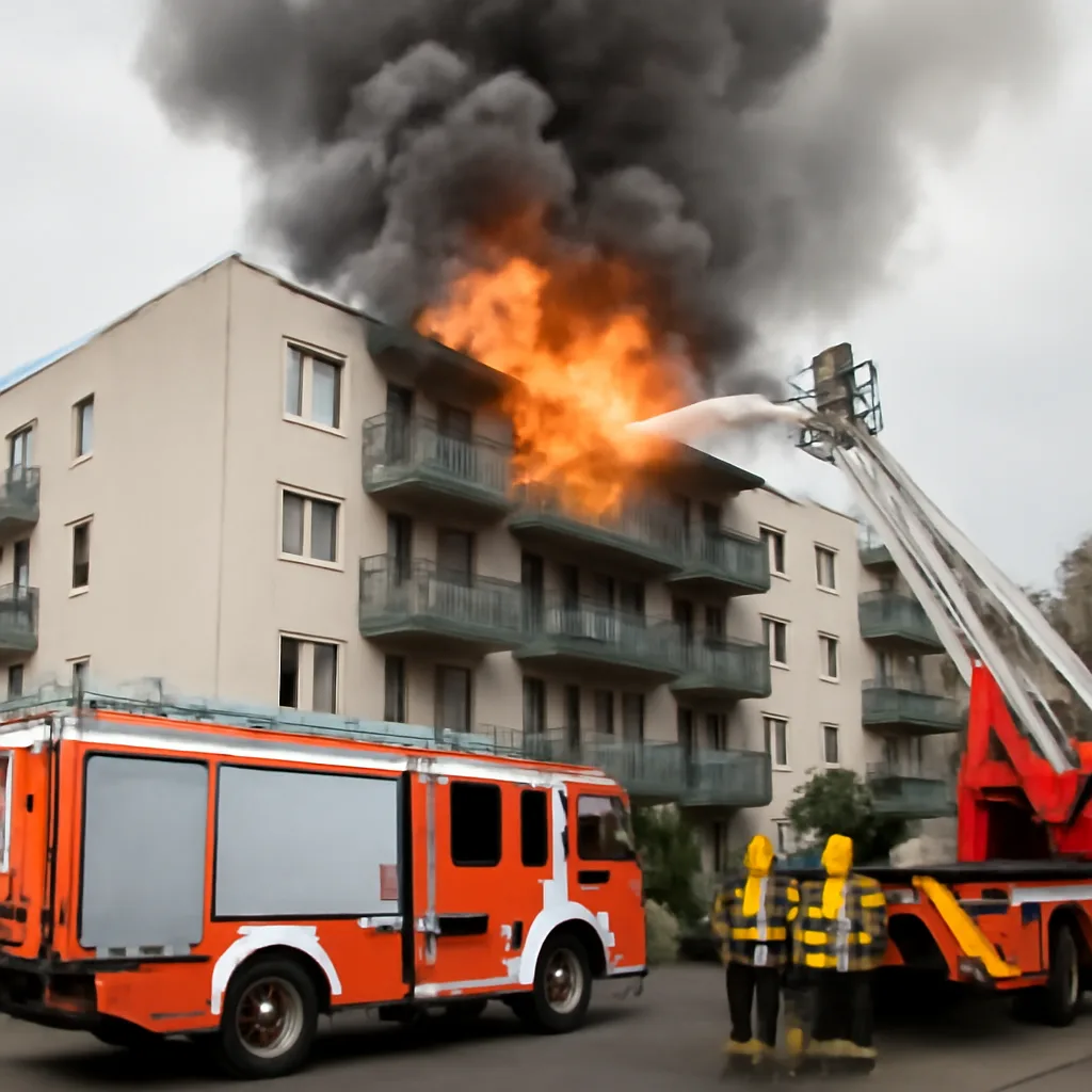 Großbrand in betreuter Wohnanlage in Berlin-Biesdorf – zehn Verletzte