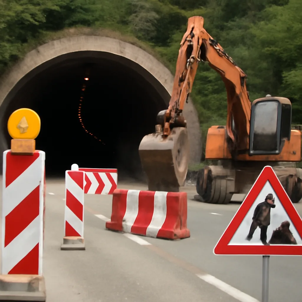 Probleme beim Schlangenbader Tunnel: Sanierung verzögert sich