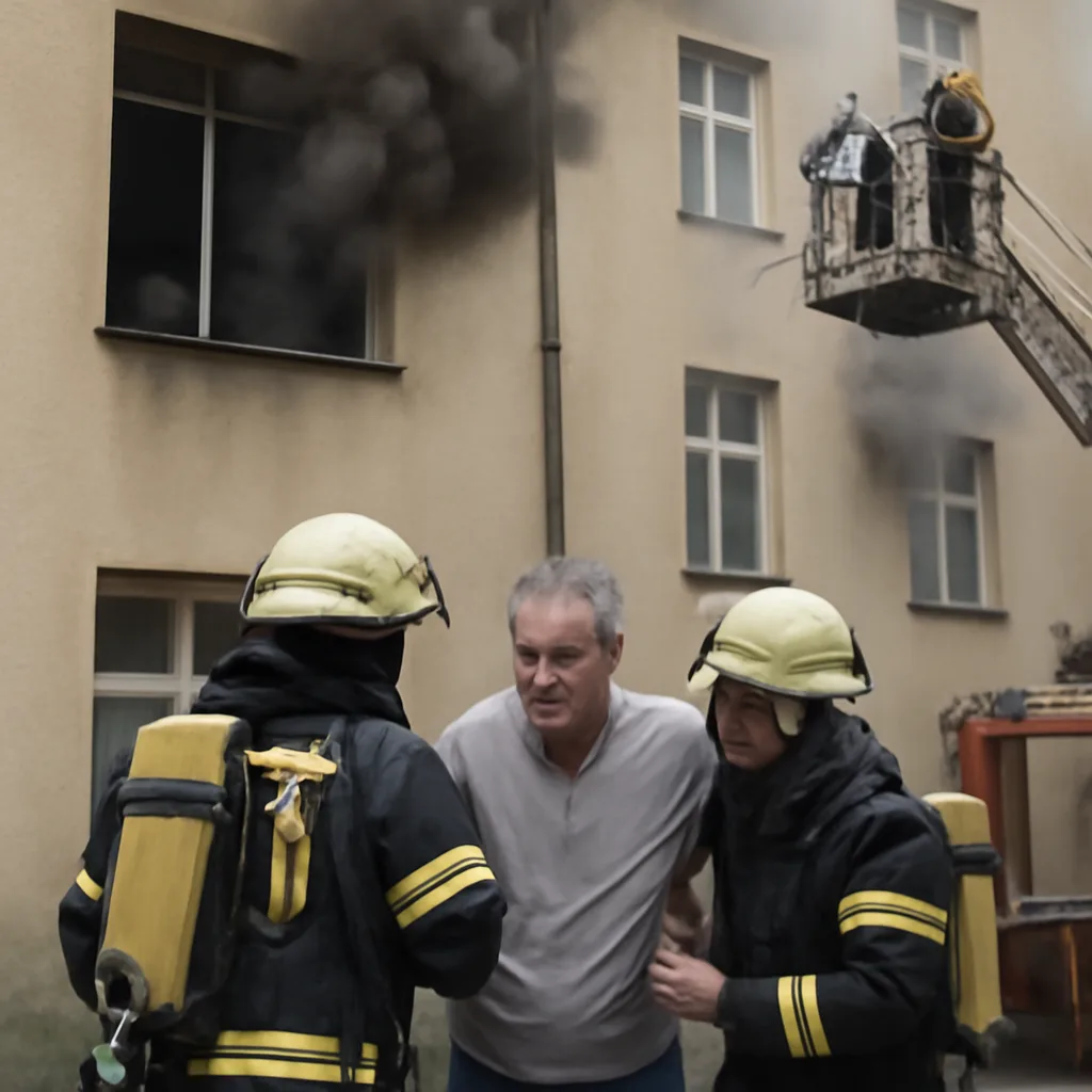 Wilmersdorf: Wohnung brennt – Feuerwehr rettet Anwohner