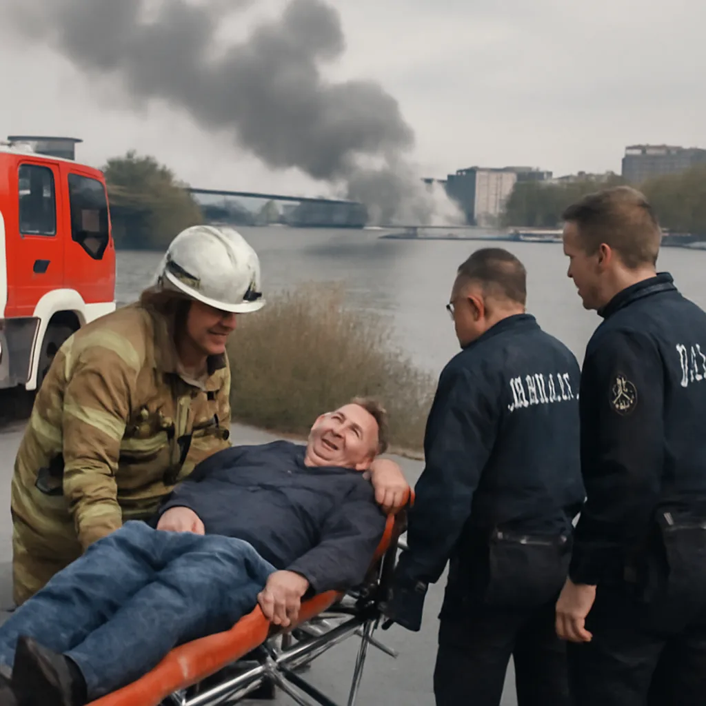 Explosion in der Rummelsburger Bucht: Verletzter Mann