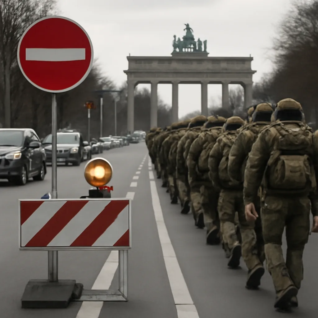 Verkehrsbehinderungen wegen Bundeswehr-Gedenkmarsch in Berlin