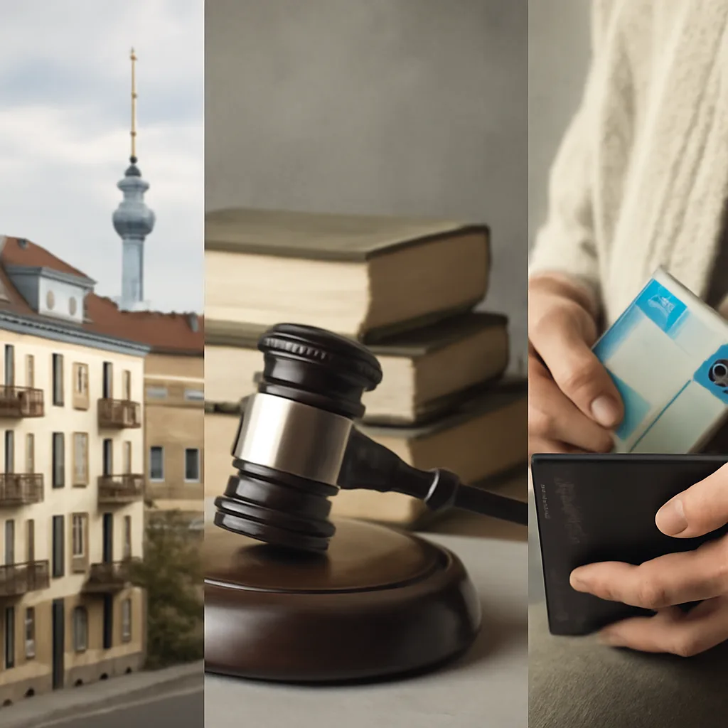 Vorgänge in Berlin: Mietmarkt, Prozess und Rente
