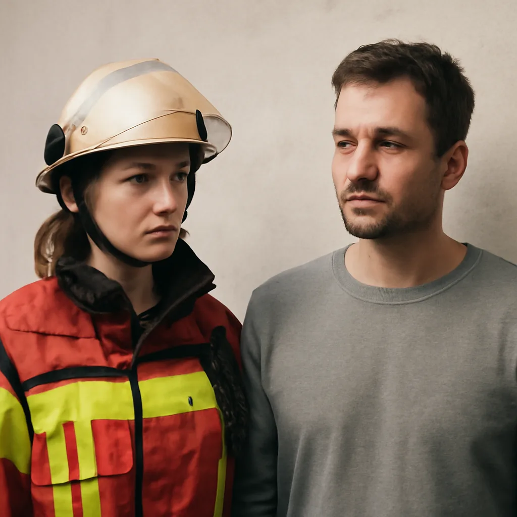 Echte Menschen hinter den Einsatzkräften