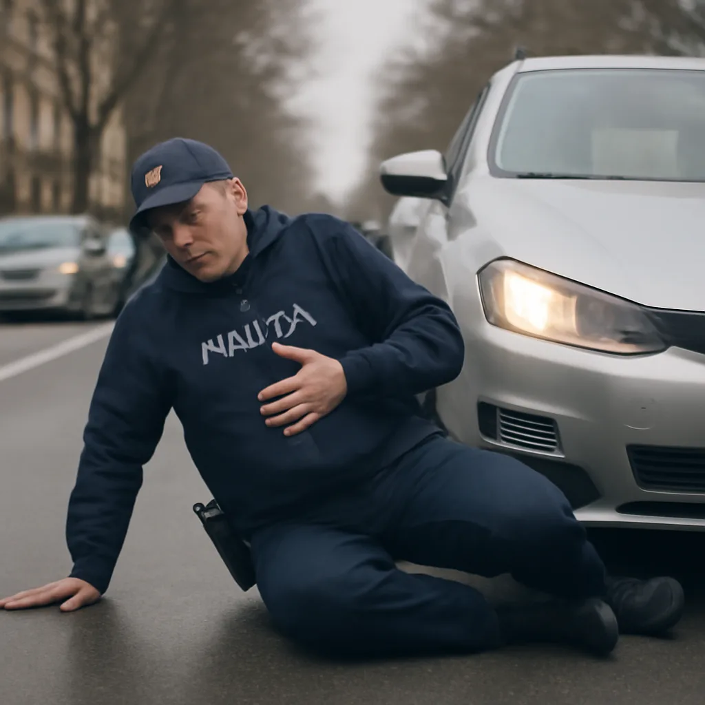 Polizist in Reinickendorf bei Kontrolle von Autofahrer angefahren