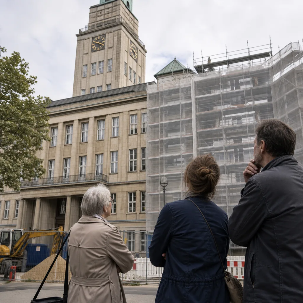 Rathaus Steglitz: Verzögerungen bei der Sanierung sorgen für Unmut