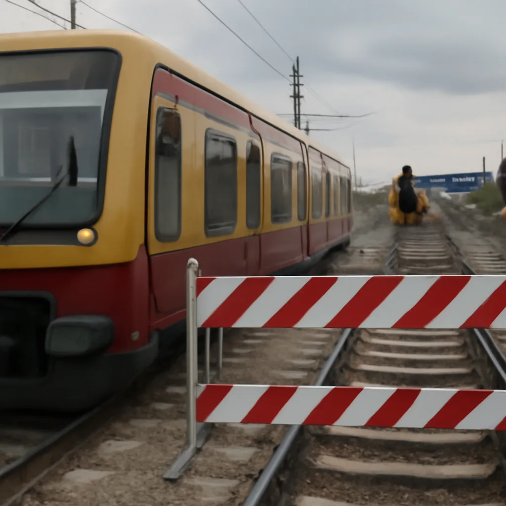 S-Bahn-Bauarbeiten: Wichtige Verbindung zum Flughafen BER gesperrt