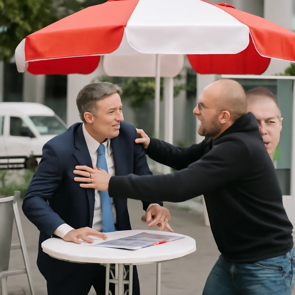 Angriffe auf Politiker an Wahlständen in Berlin: Staatsschutz ermittelt