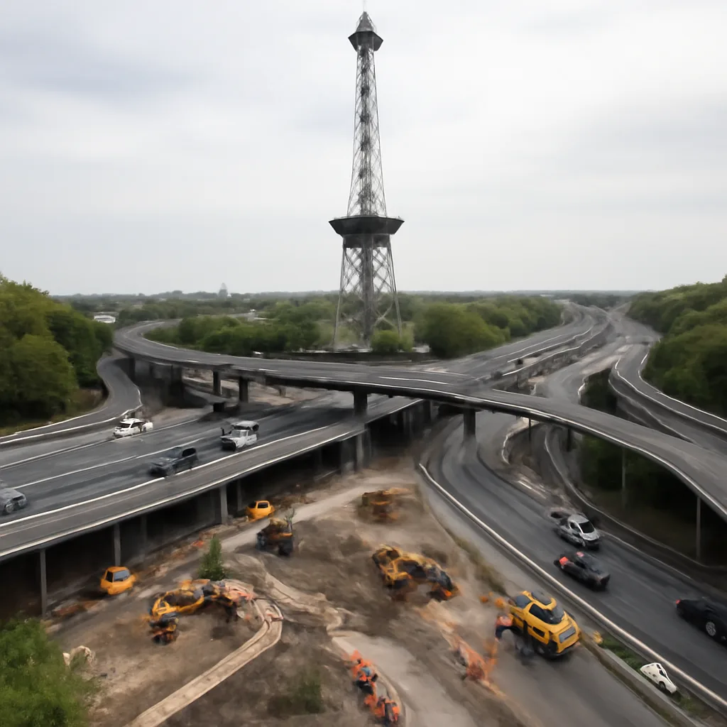 Wichtige Verkehrsanpassungen am Dreieck Funkturm