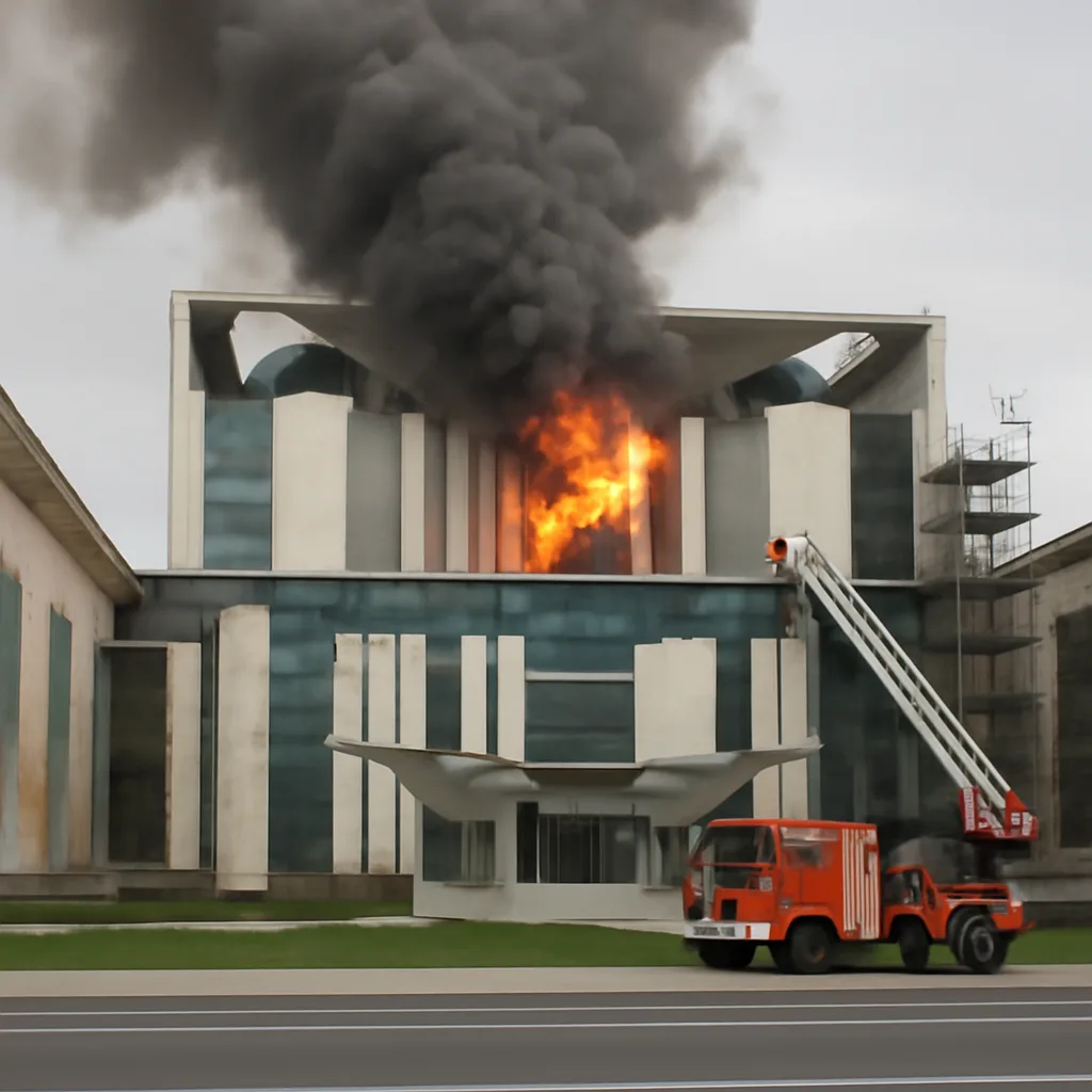 Brand an der Baustelle des Kanzleramts: Ermittlungen laufen