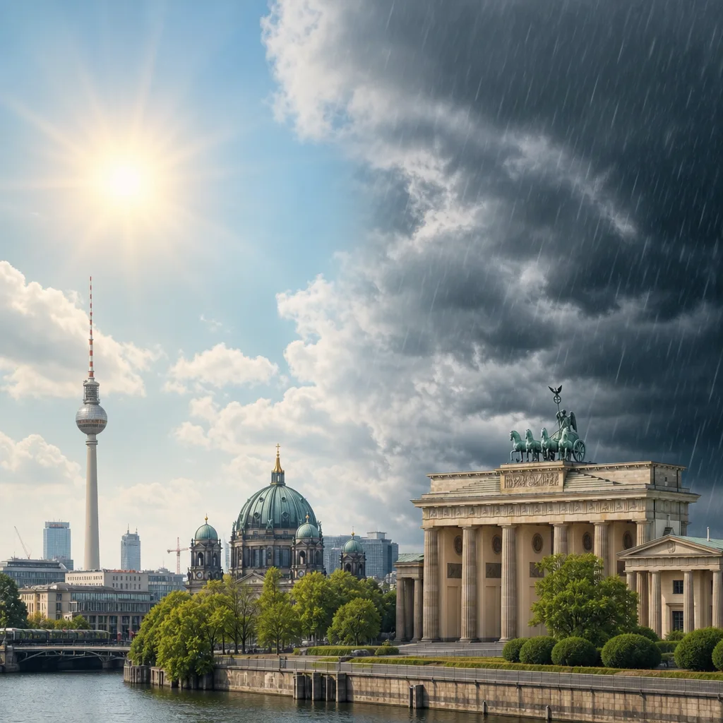Wetterprognose für Berlin und Brandenburg: Sonne weicht Regen