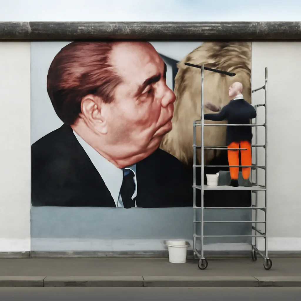 Restaurierung der East Side Gallery: Mauerbild kehrt zurück