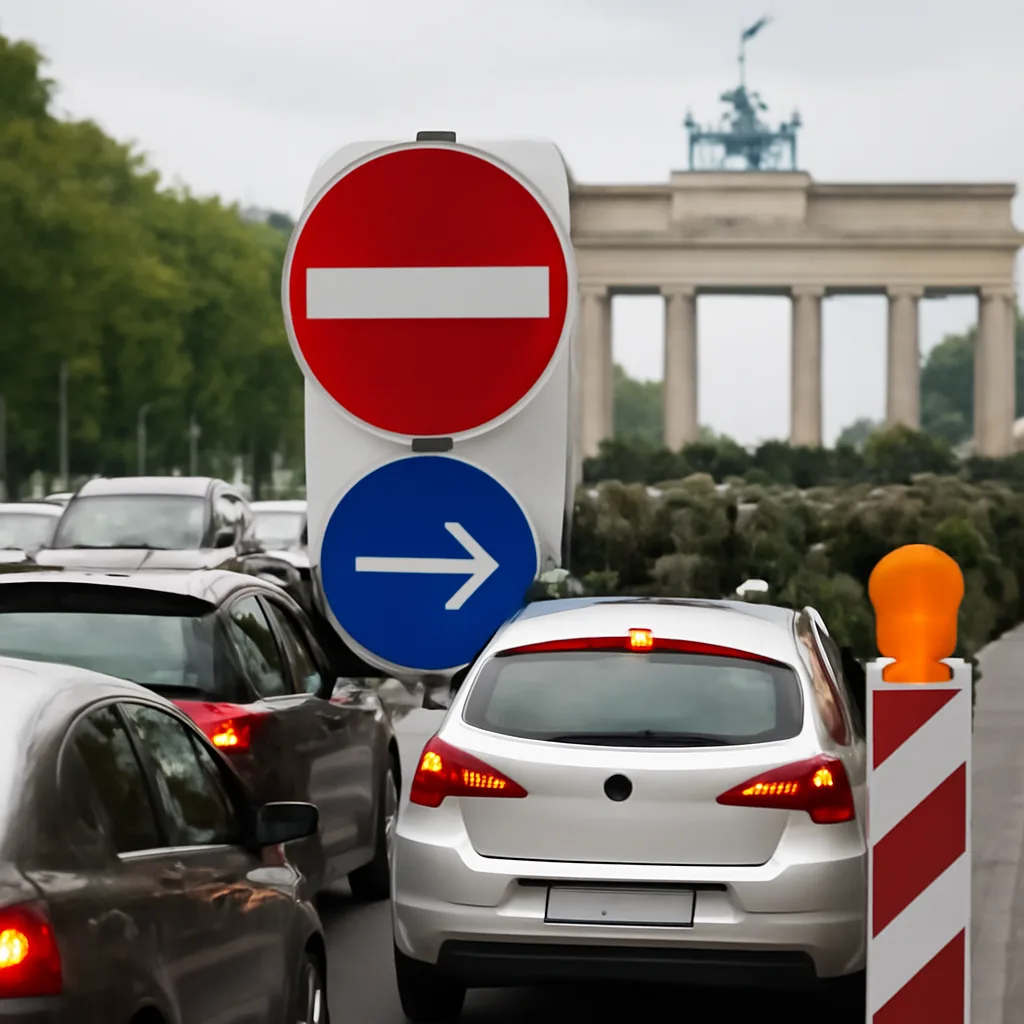 Verkehrsbehinderungen in Berlin wegen Bundeswehr-Gedenkmarsch