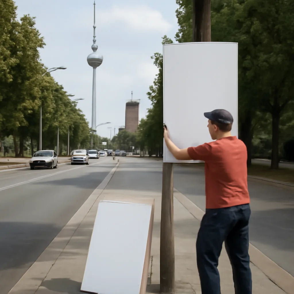Wahlkampf in Berlin: Plakatierung startet am Sonntag