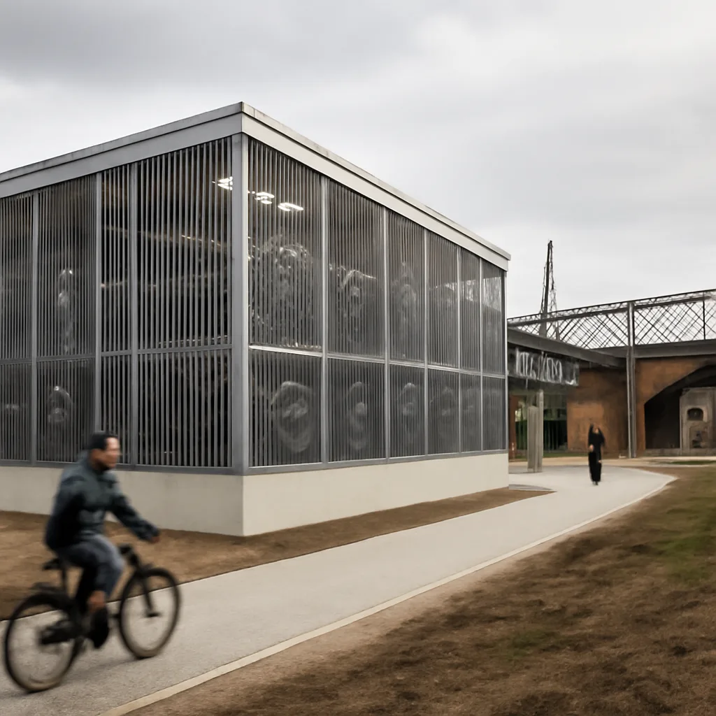 Neues Fahrradparkhaus am S-Bahnhof Schöneweide nimmt Gestalt an