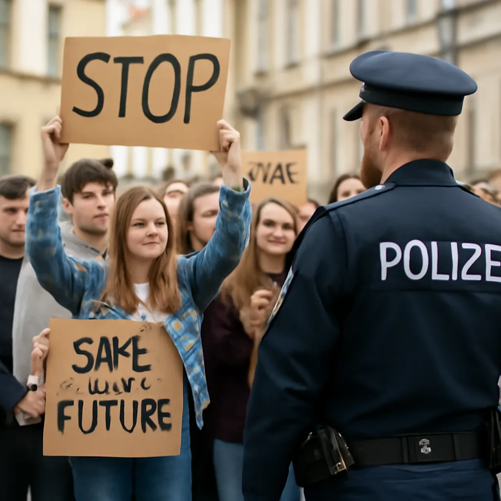 Polizei sieht keine Anzeichen für Gewalt bei Schülerprotesten