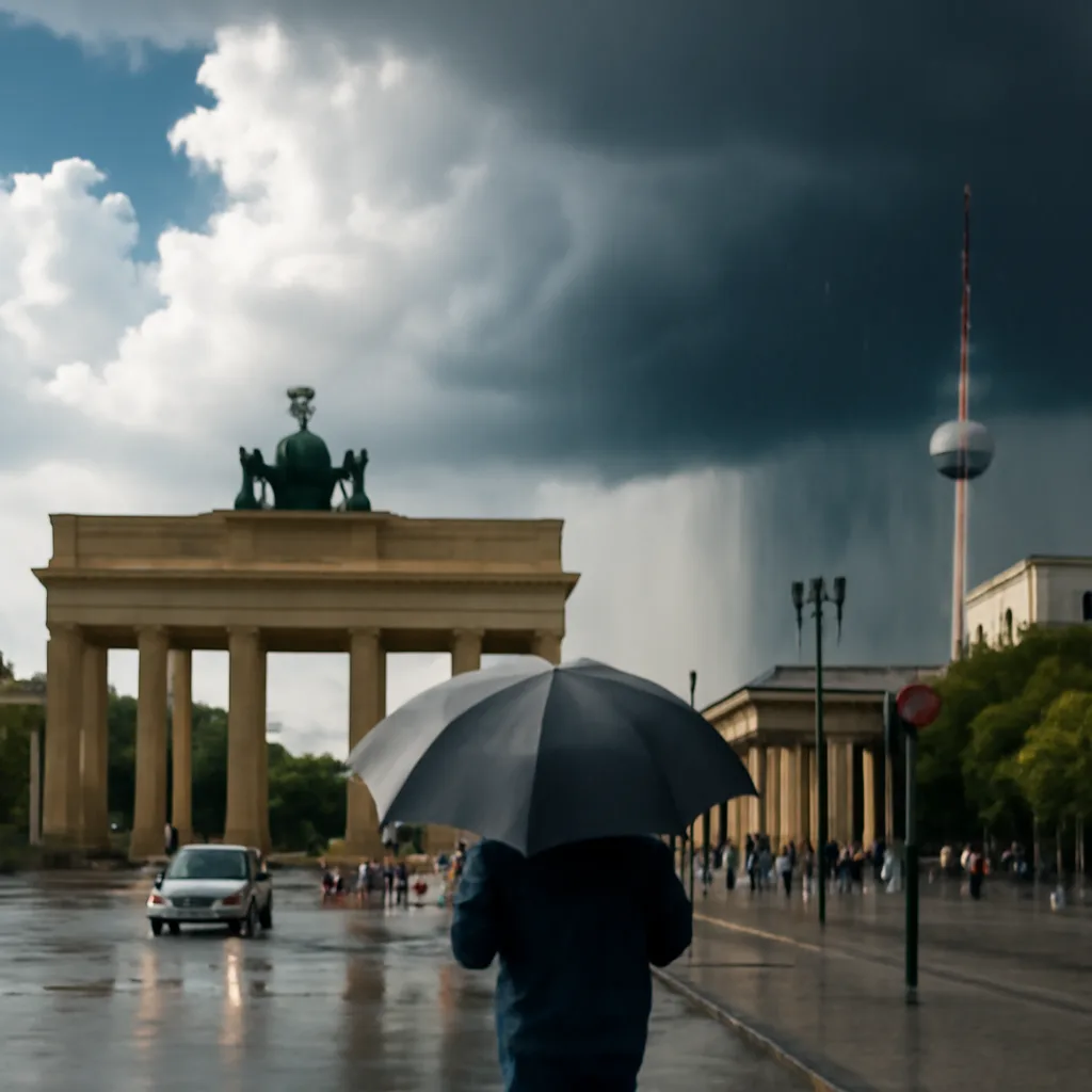 Wetterumschwung in Berlin und Brandenburg: Regen steht bevor