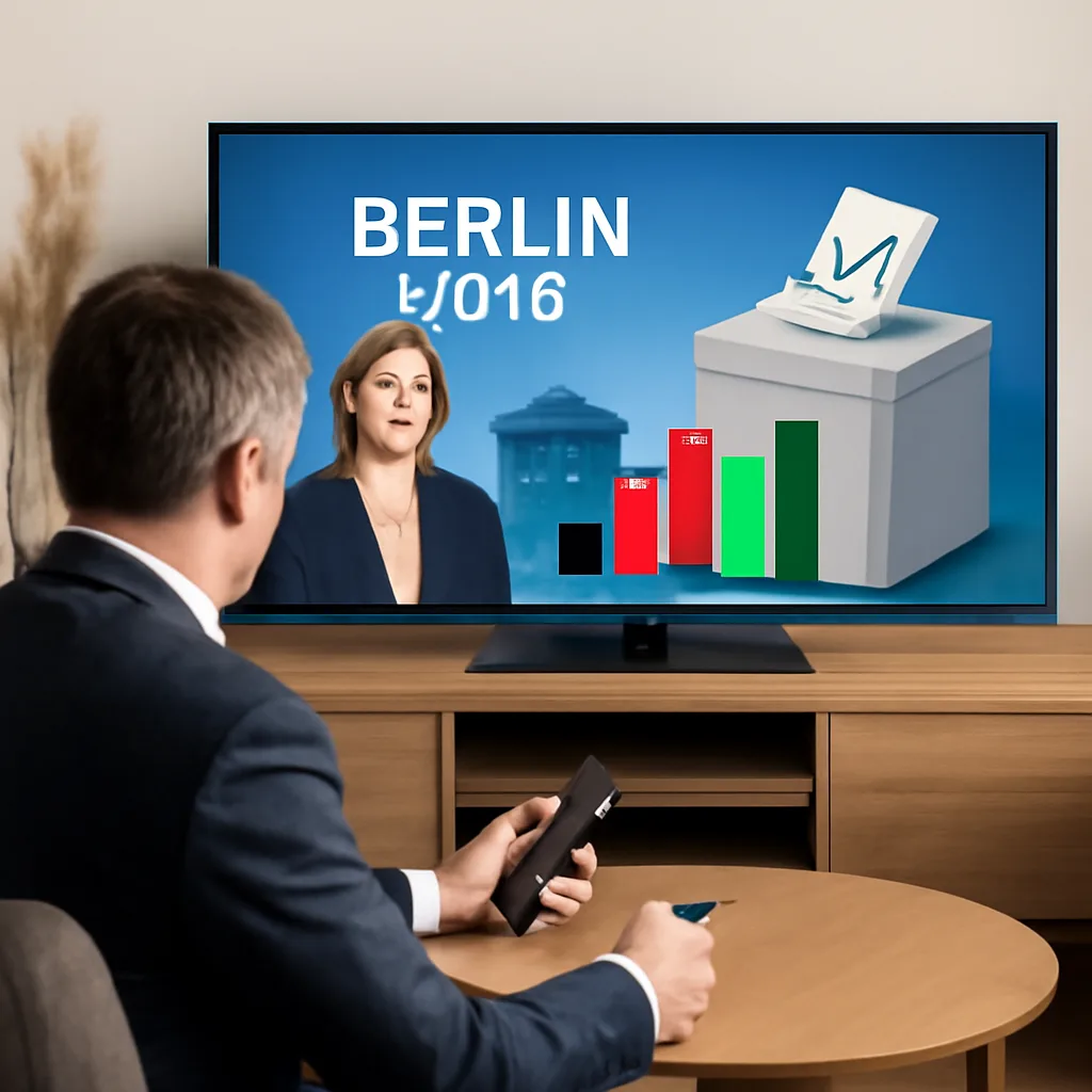 Sondersendungen zur Berlin-Wahl 2026: So erleben Sie den Wahlabend
