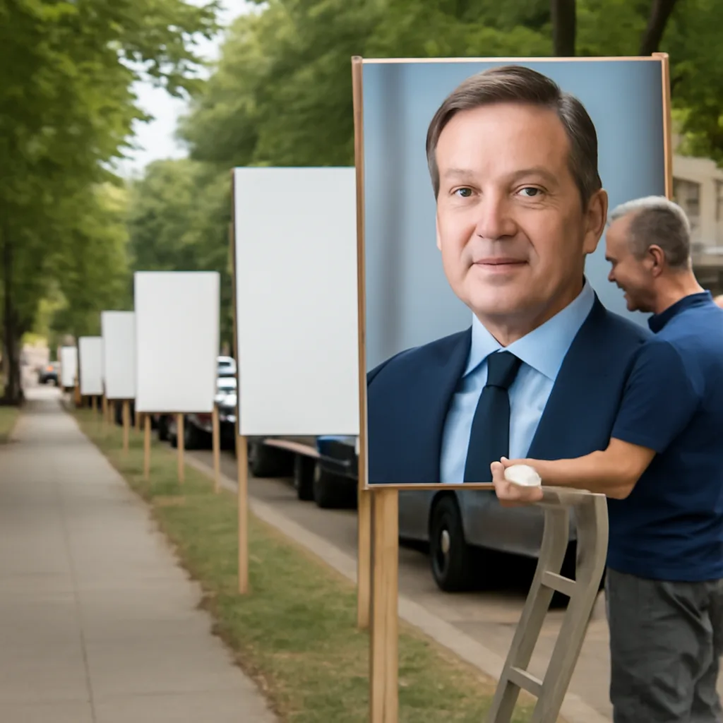 Wahlplakate in Berlin: Erste werden vor dem Stichtag aufgehängt