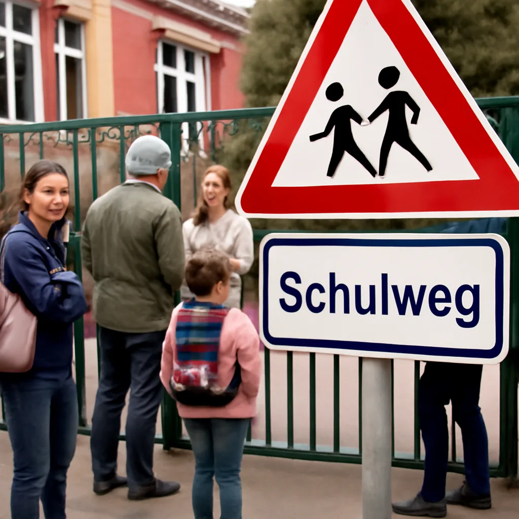 Eltern in Schmargendorf fordern mehr Sicherheit an Schultor