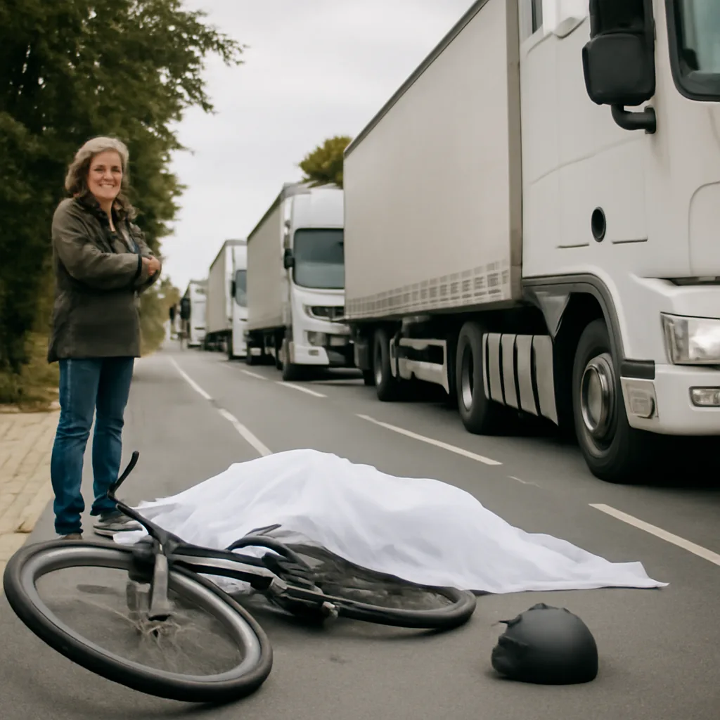 Tödlicher Unfall: Westender Anwohner fordern Maßnahmen gegen Lkw-Kolonnen