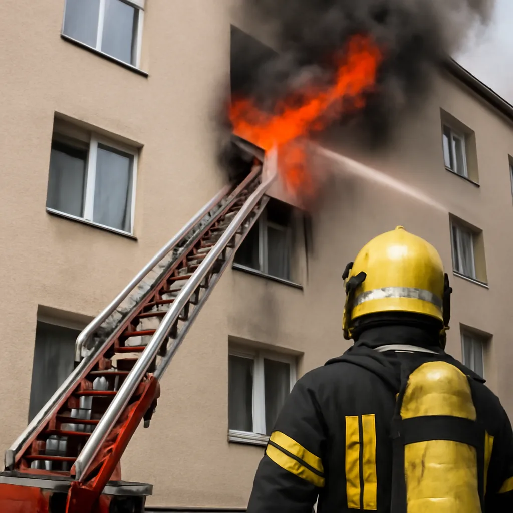Spandau: Wohnungsbrand führt zu lebensgefährlichen Verletzungen